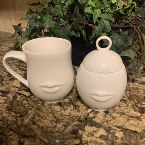 Jonathan Adler
Muse sugar bowl & Mr. & Mrs mug
New!